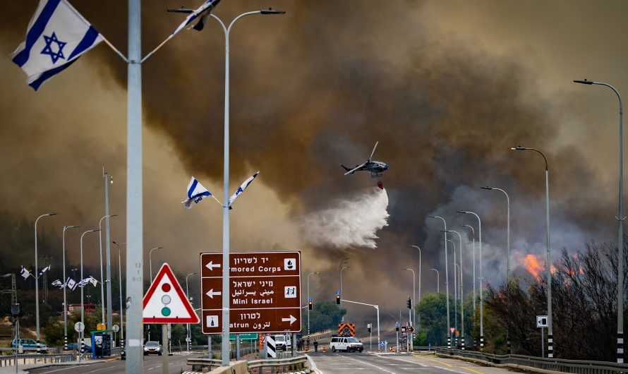 Spēcīgi ugunsgrēki plosa Izraēlu – izsludināts ārkārtas stāvoklis