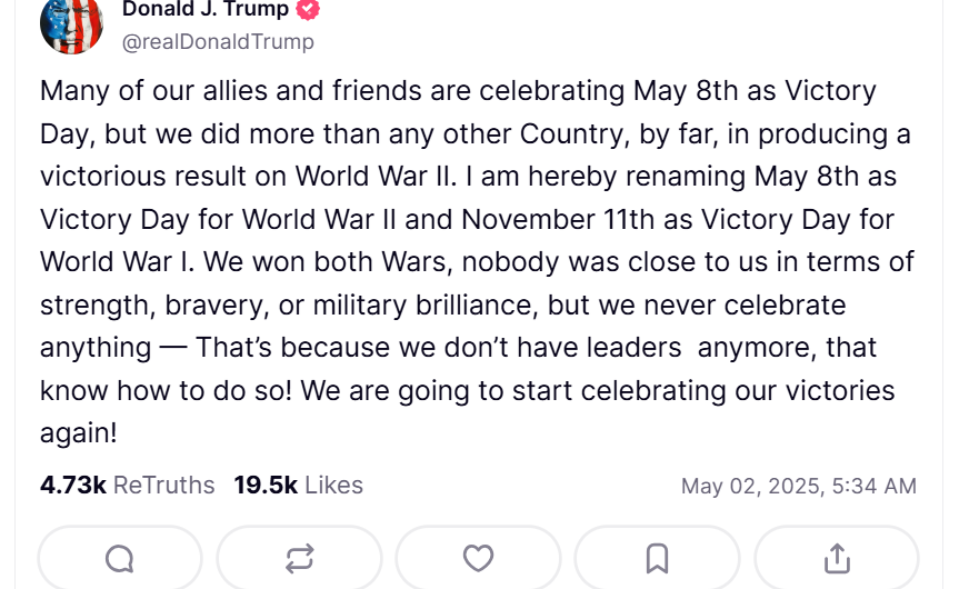 8. maijs – Uzvaras diena: Amerika beidzot sāk svinēt savu lomu Otrajā pasaules karā
