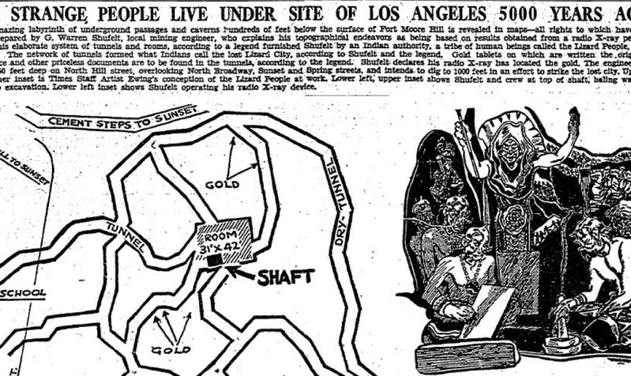 Seno tuneļu un pazemes pilsētu patiesā vēsture Losandželosā