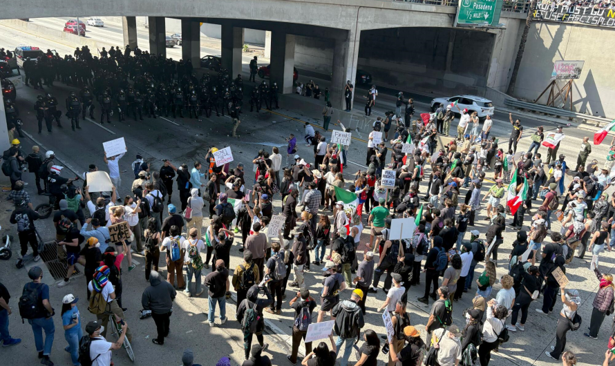 Tramps nosūta Jūras kājniekus uz Losandželosu: Protesti pārņem Ameriku, Kalifornija vēršas tiesā