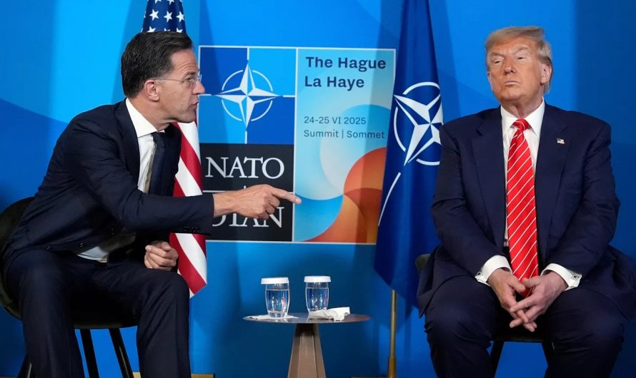 “Tētiņš Tramps” NATO samitā: Rutes joks kļūst par politisku simbolu