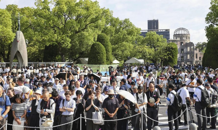 Hirosima piemin 80 gadus kopš atombumbas sprādziena