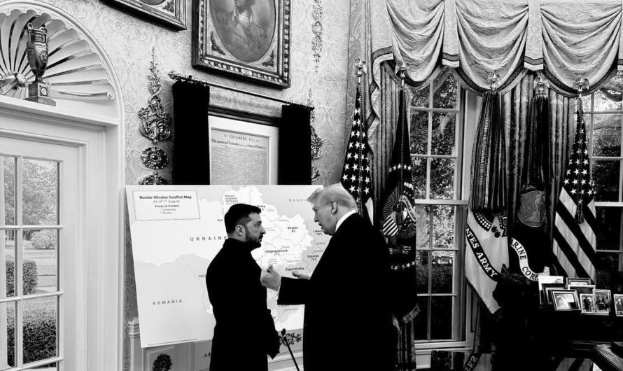 Tramps Ovālajā kabinetā: “Šī karte parāda realitāti – ir laiks izbeigt karu”