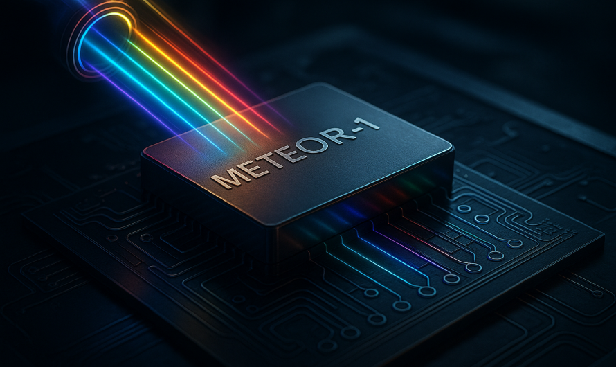 Meteor-1 čips: Ķīnas optiskais izrāviens mākslīgā intelekta skaitļošanā
