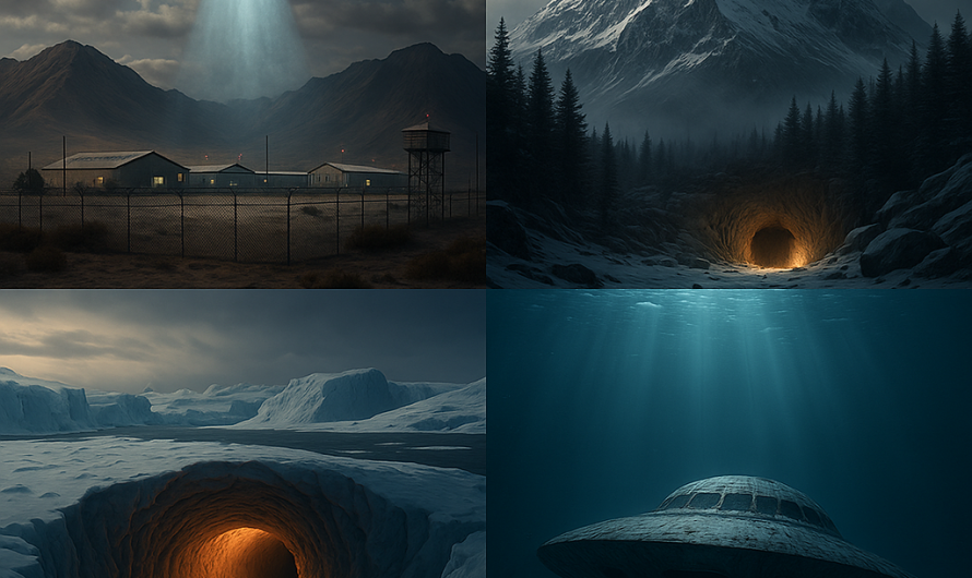 Citplanētiešu bāzes uz Zemes: teorijas, leģendas un iespējamās atrašanās vietas