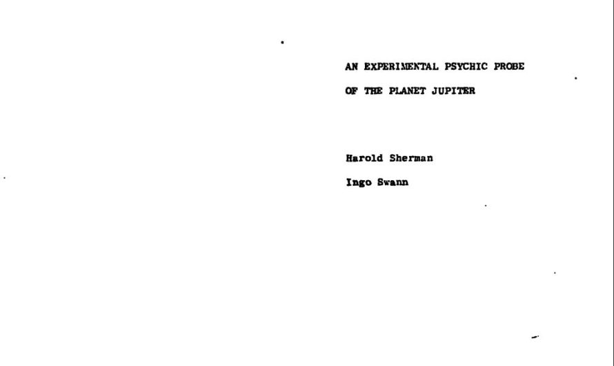 Kad prāts sasniedza kosmosu: Ingo Swann un Jupitera noslēpums