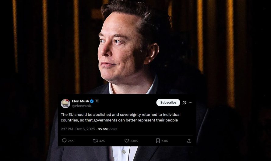 Elons Masks: “Eiropas Savienība jālikvidē, suverenitāte jāatdod valstīm”